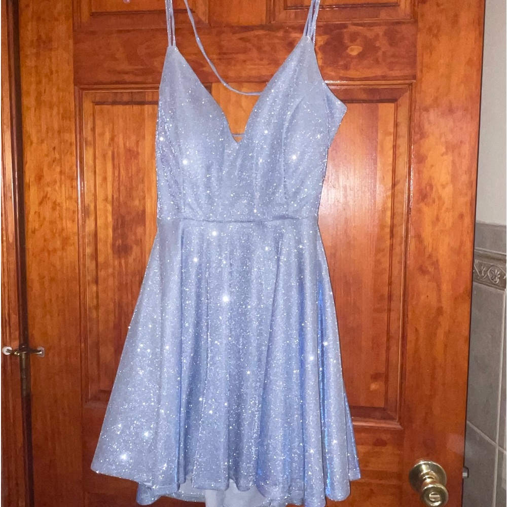Sparkly Blue Party Dress